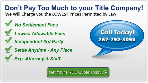 Title company Carbon County PA