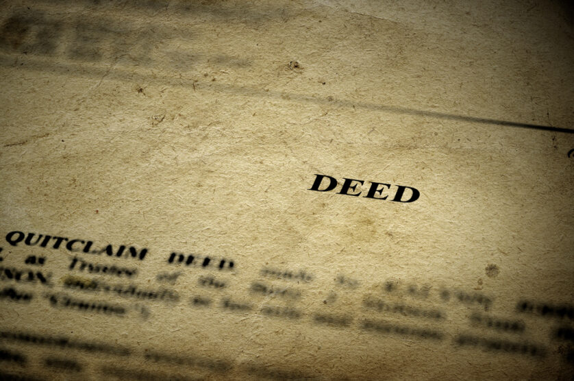 Most Common Title Defects: Illegal Dee